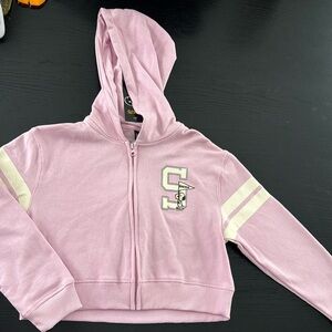 Adorable Peanuts zip up sweatshirt